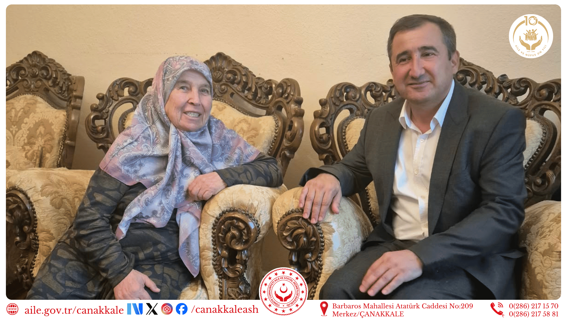 İl Müdürümüzden Şehit Tuğgeneral Sezgin ERDOĞAN’ın Annesine Ziyaret