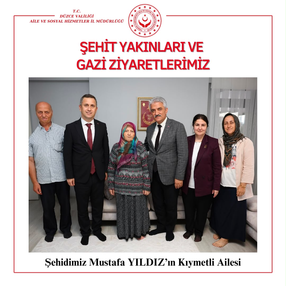 Şehidimiz Mustafa YILDIZ’ın Kıymetli Ailesi Ziyaret Edildi.