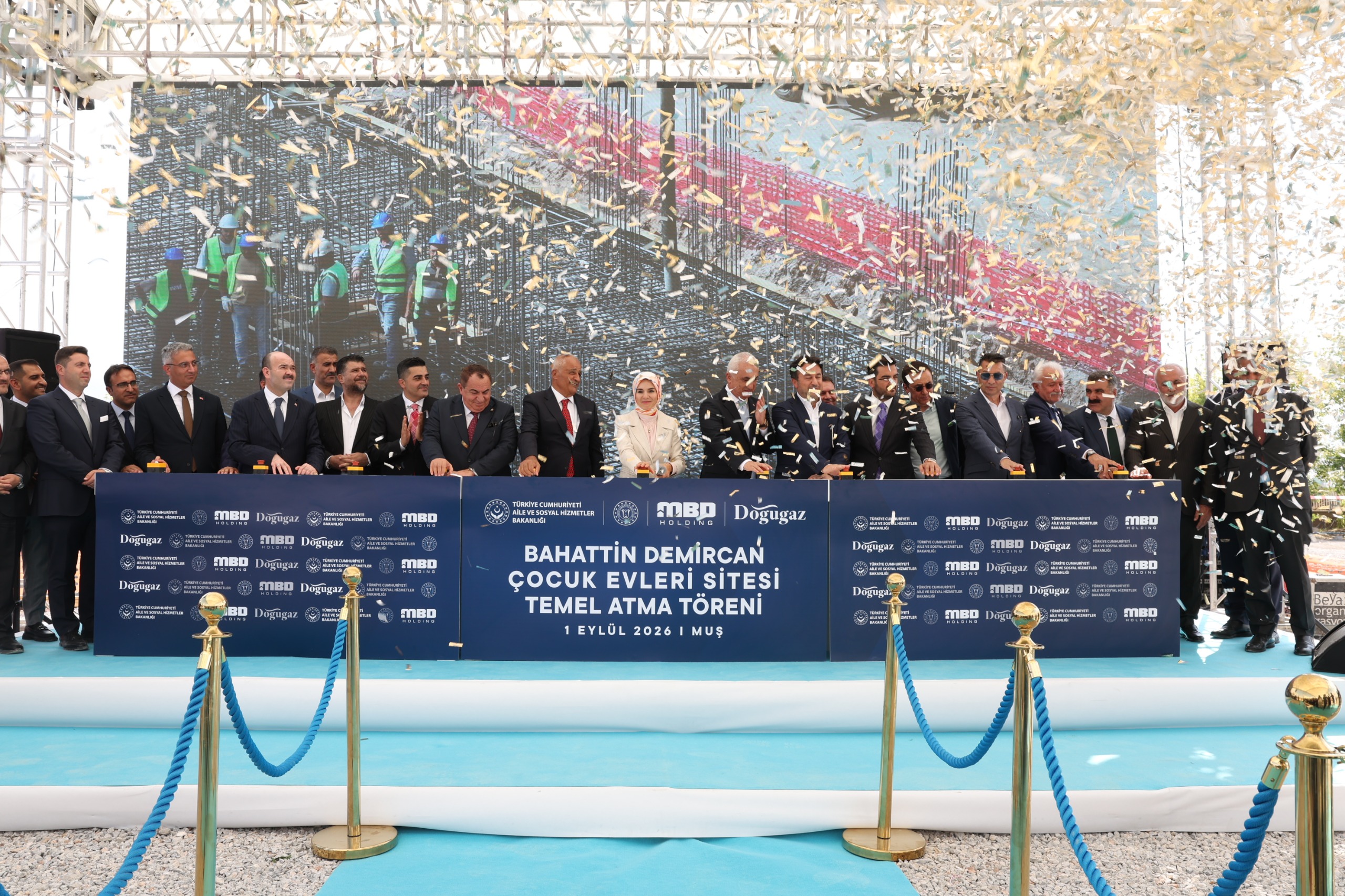 Muş’ta Bahattin Demircan Çocuk Evleri Sitesi’nin Temeli Atıldı.