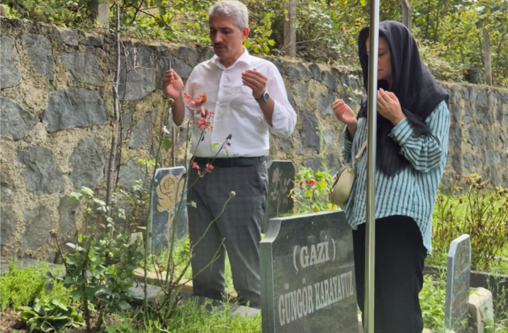 Gazimiz Güngör Karayavuz’un Kabri Ziyaret Edildi.