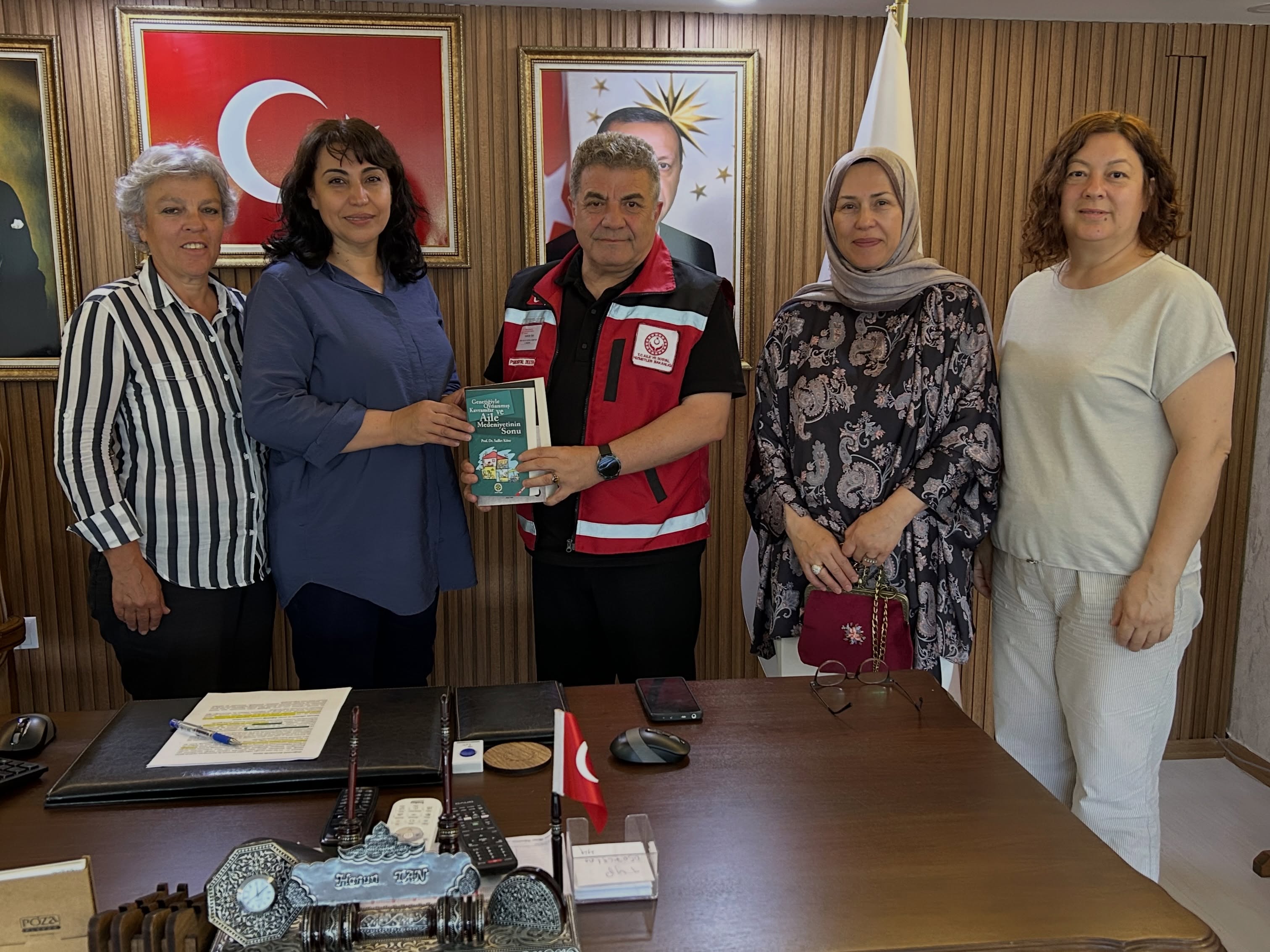 Mehir Aile Platformu Başkanı Bahar Alagöz ve Yönetim Kurulu Üyelerinden İl Müdürümüze Ziyaret