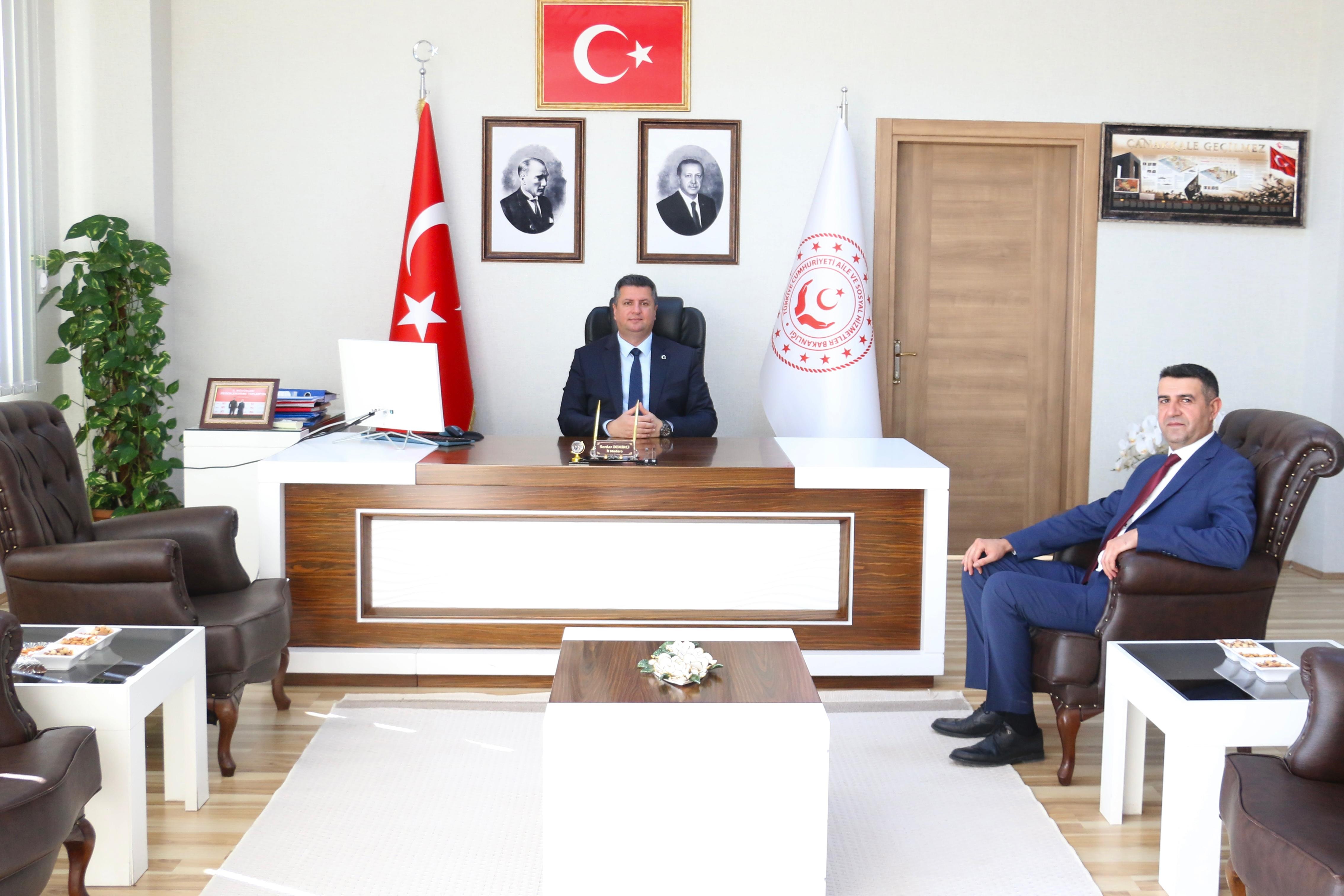 Baskil Sosyal Yardımlaşma ve Dayanışma Vakfı Müdürü Sayın Yunus SAYLAN İl Müdürlüğümüzü Ziyaret Etti.