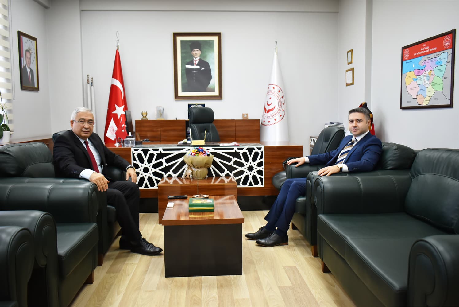 Kestel Kaymakamı Sayın Emre Zeyrek’ten İl Müdürlüğümüze İade-i Ziyaret
