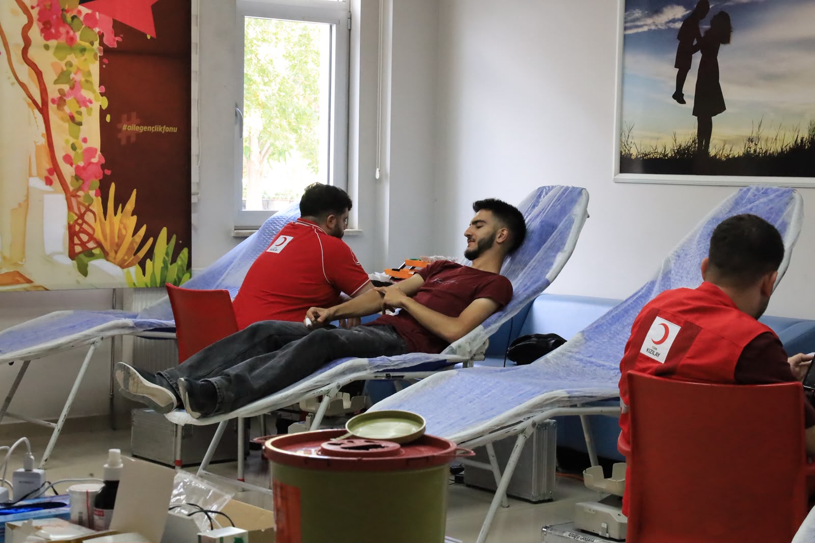 Erzincan Kızılay Kan Merkezi tarafından İl Müdürlüğümüzde kan bağışı kampanyası düzenlendi.