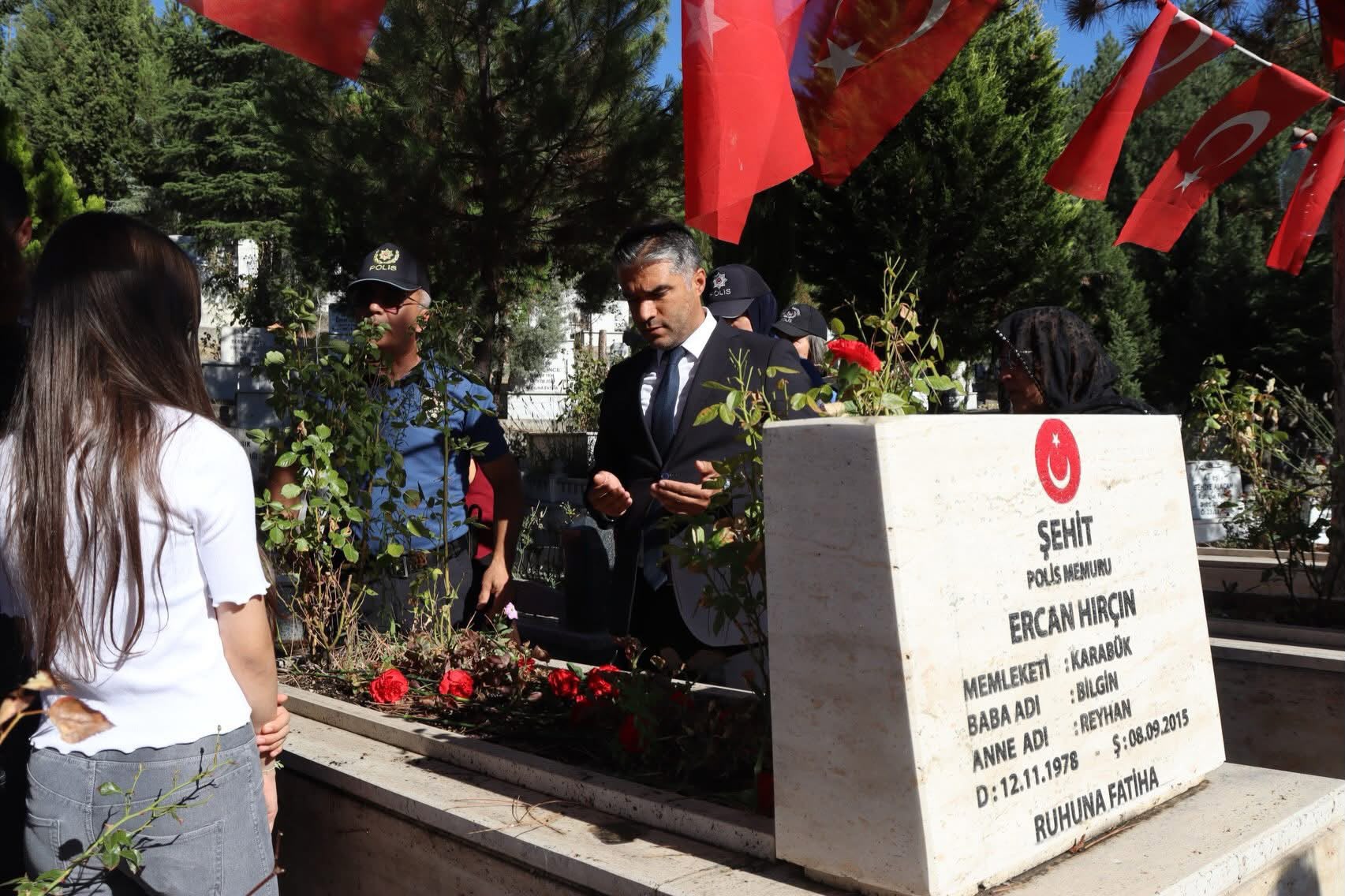  Şehit Polis Memurumuz Ercan Hırçın’ı Dualarla Andık…
