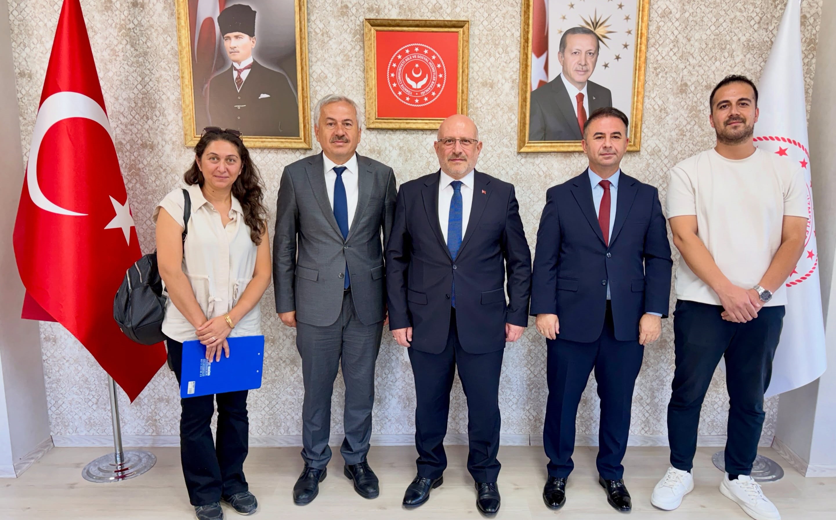 Bakanlığımız Destek Hizmetleri Dairesi Başkanı Sayın Recep Kemal Akyürek’i İlimizde Ağırladık