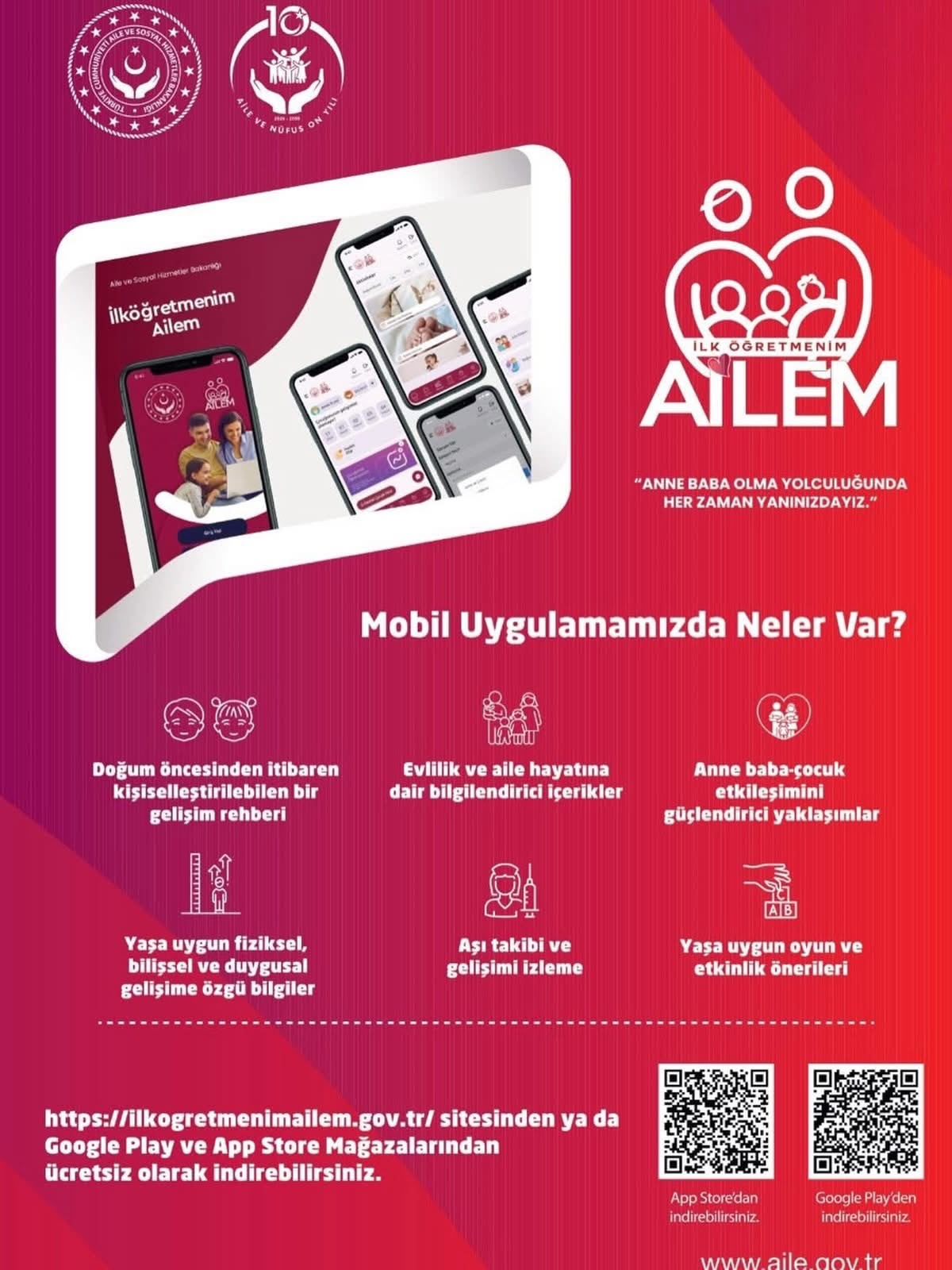 İLK ÖĞRETMENİM AİLEM MOBİL UYGULAMASI 