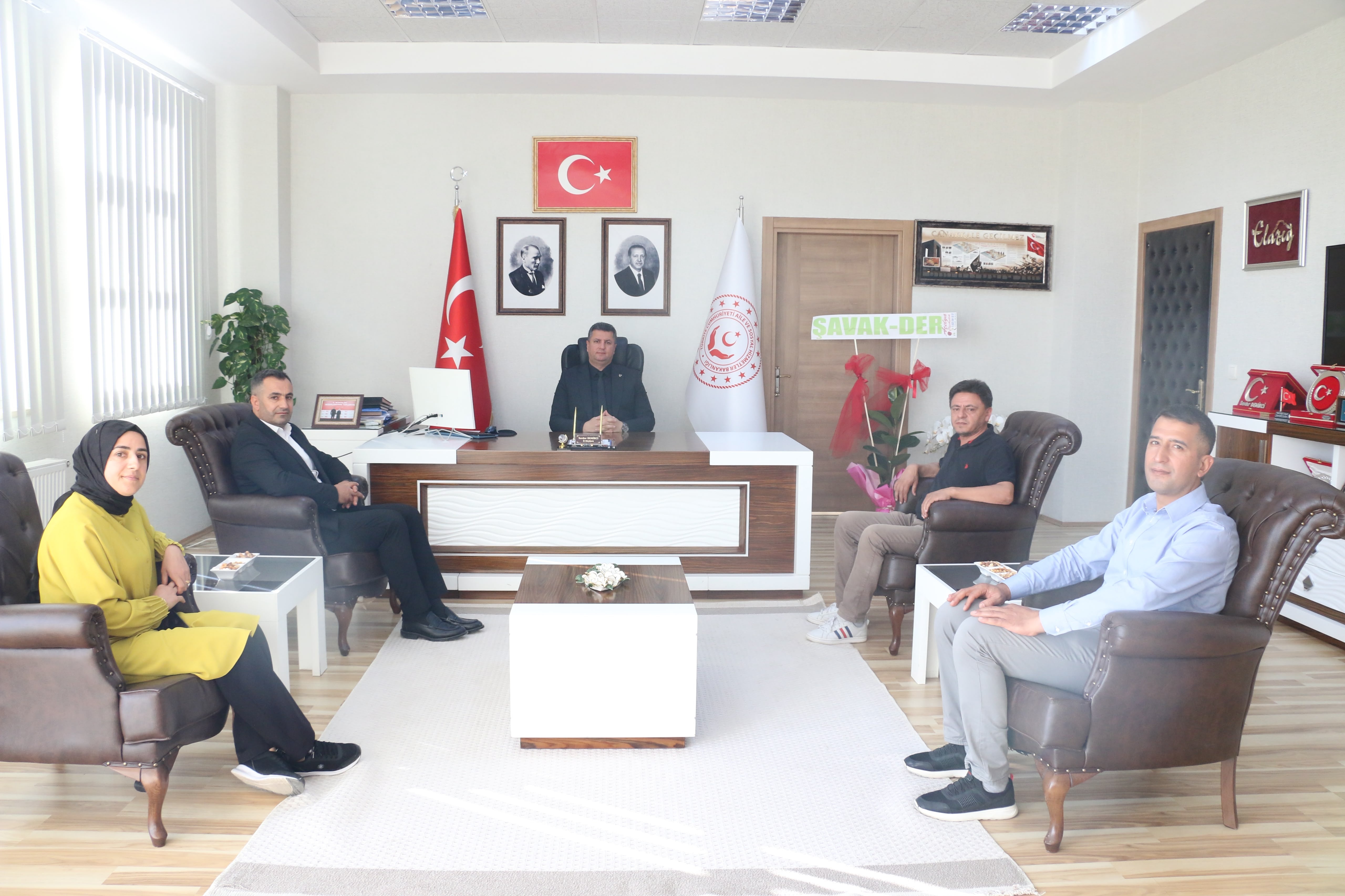 Elazığ Şavak-Der Başkanı Sayın Mehmet Doğangün ve Yönetim Kurulu Üyeleri İl Müdürlüğümüzü Ziyaret Etti.