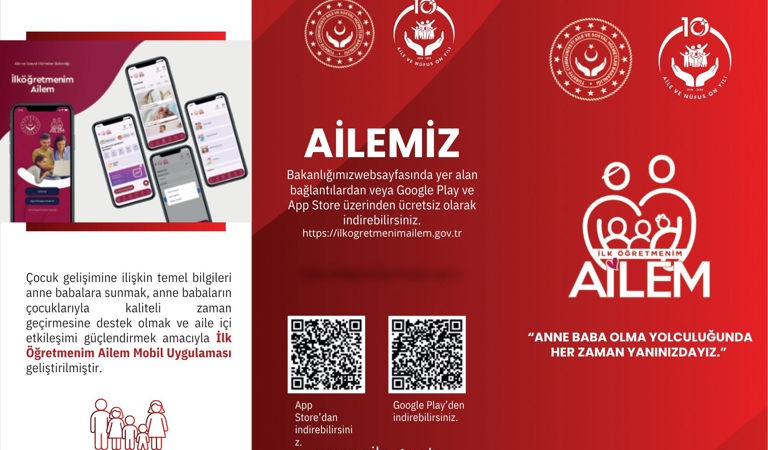 Ailelerin güçlendirilmesi, çocuklarımızın sağlıklı gelişiminin desteklenmesi ve aile içi iletişimin güçlendirilmesi amacıyla Bakanlığımız tarafından aile odaklı eğitim ve bilinçlendirme çalışmaları yürütülmektedir.