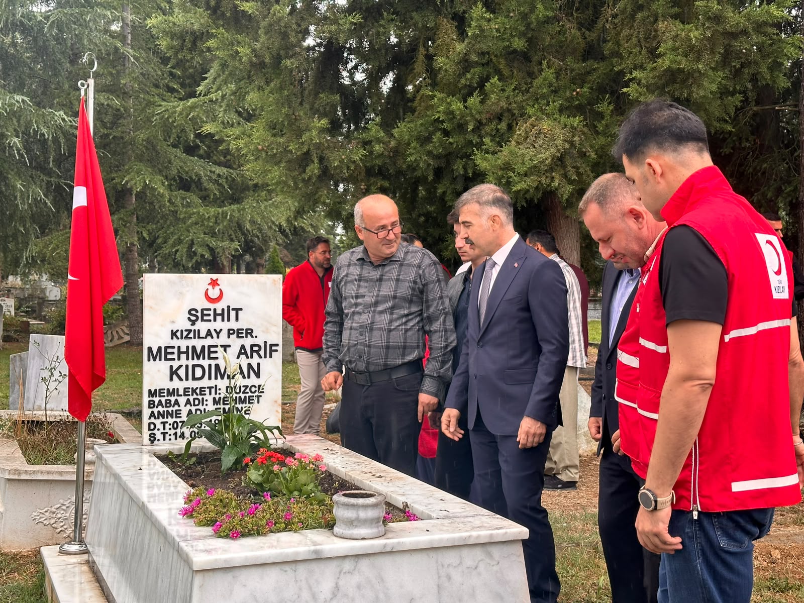 Kızılay Şehidimiz Mehmet Arif Kıdıman, Vefatının 6. Yıl Dönümünde Dualarla Anıldı.
