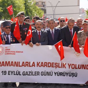 19 Eylül Gaziler Günü’nde Şırnak’ta Anlamlı Yürüyüş - fotoğraf 2