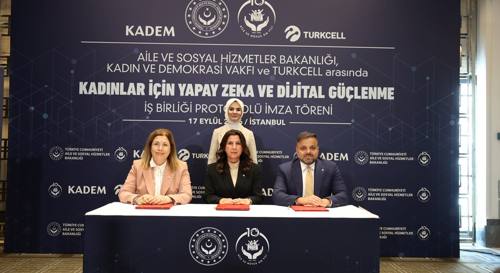 "Kadınlar İçin Yapay Zeka ve Dijital Güçlenme İşbirliği Protokolü" İmza Töreni Düzenlendi