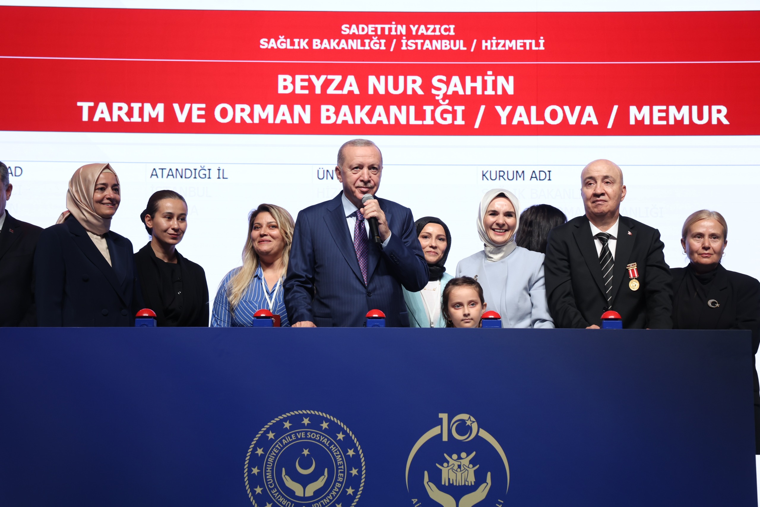 Cumhurbaşkanı Erdoğan ve Bakanımız Göktaş Şehit Yakınları, Gazi ve Gazi Yakınlarımızın Kamu Kurumlarına Yerleştirilmesi Kura Töreni’ne katıldı