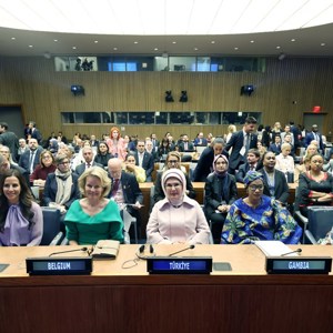 Emine Erdoğan Hanımefendi ve Bakanımız Göktaş, BM'de çocuklar için güvenli dijital sistemlerin inşasına ilişkin programa katıldı - fotoğraf 5