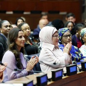 Emine Erdoğan Hanımefendi ve Bakanımız Göktaş, BM'de çocuklar için güvenli dijital sistemlerin inşasına ilişkin programa katıldı - fotoğraf 6