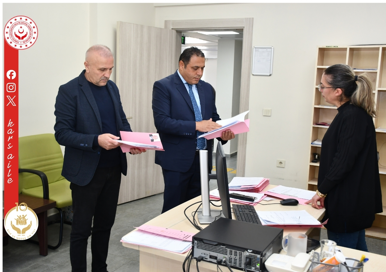 📍 Kars Sosyal Hizmet Merkezi Müdürlüğümüze Denetim Ziyareti