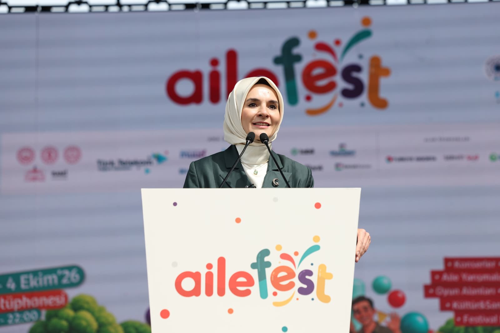 Aile ve Sosyal Hizmetler Bakanımız Göktaş, AileFest'in açılışında konuştu