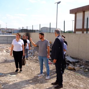 İl Müdürümüz Emre Çalğan, Dulkadiroğlu Çocuk Yaşam Merkezi İnşaat Alanını İnceledi - fotoğraf 2