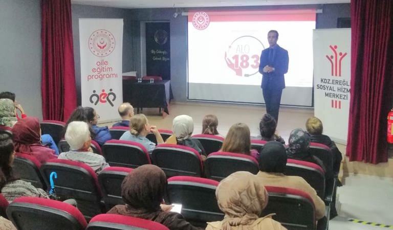 Kdz. Ereğli Sosyal Hizmet Merkezi Müdürlüğünce “Okul ve Aile” modülü kapsamında eğitimler gerçekleştirilmiştir.