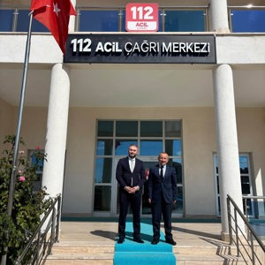 İl Müdürümüz Alper Alp’ten 112 Çağrı Merkezi Müdürü Harun Esim’e Ziyaret - fotoğraf 1