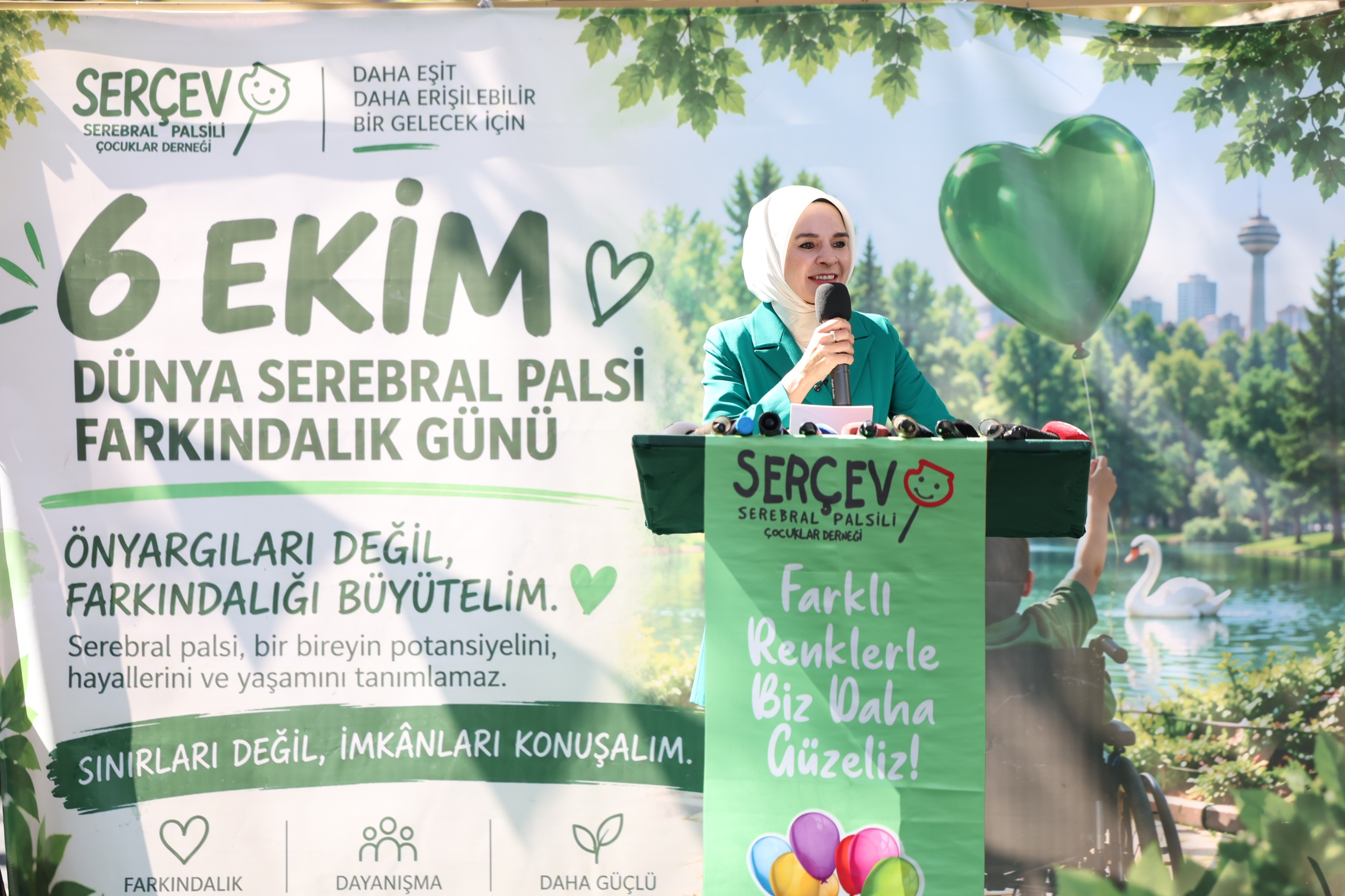 Aile ve Sosyal Hizmetler Bakanımız Göktaş, "6 Ekim Dünya Serebral Palsi Farkındalık Günü" etkinliğinde konuştu