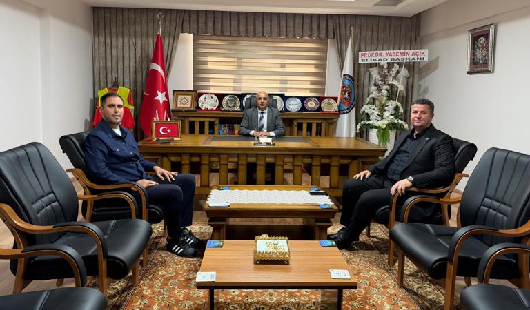 İl Müdürümüz Tuhafiyeciler ve Konfeksiyoncular Esnaf Odası Başkanını Ziyaret Etti