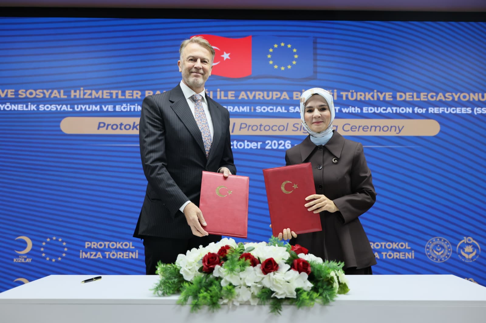 Aile ve Sosyal Hizmetler Bakanlığımız ile AB Türkiye Delegasyonu arasında işbirliği protokolü imzalandı