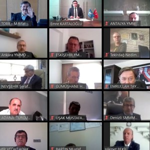 Bakan Selçuk, TÜRMOB ve TOBB Başkanlarıyla Video Konferansla "Kısa Çalışma Ödeneği"ni Görüştü - fotoğraf 1