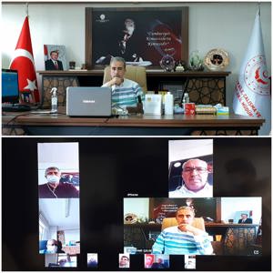 Aylık Koordinasyon ve Değerlendirme Toplantısı Video Konferans Üzerinden Gerçekleştirildi. - fotoğraf 1