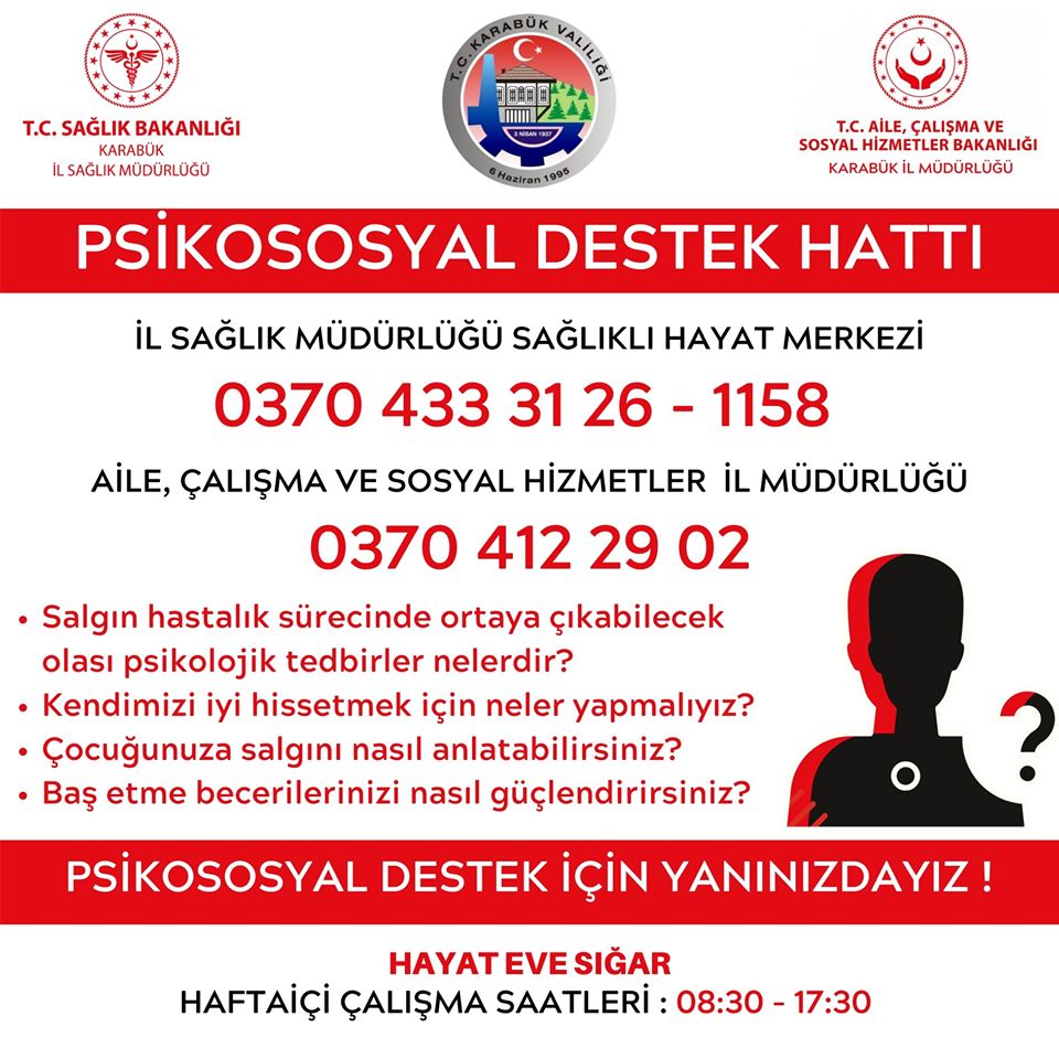 Psikososyal Destek Hizmeti Kapsamındaki Çalışmalarımız Devam Ediyor