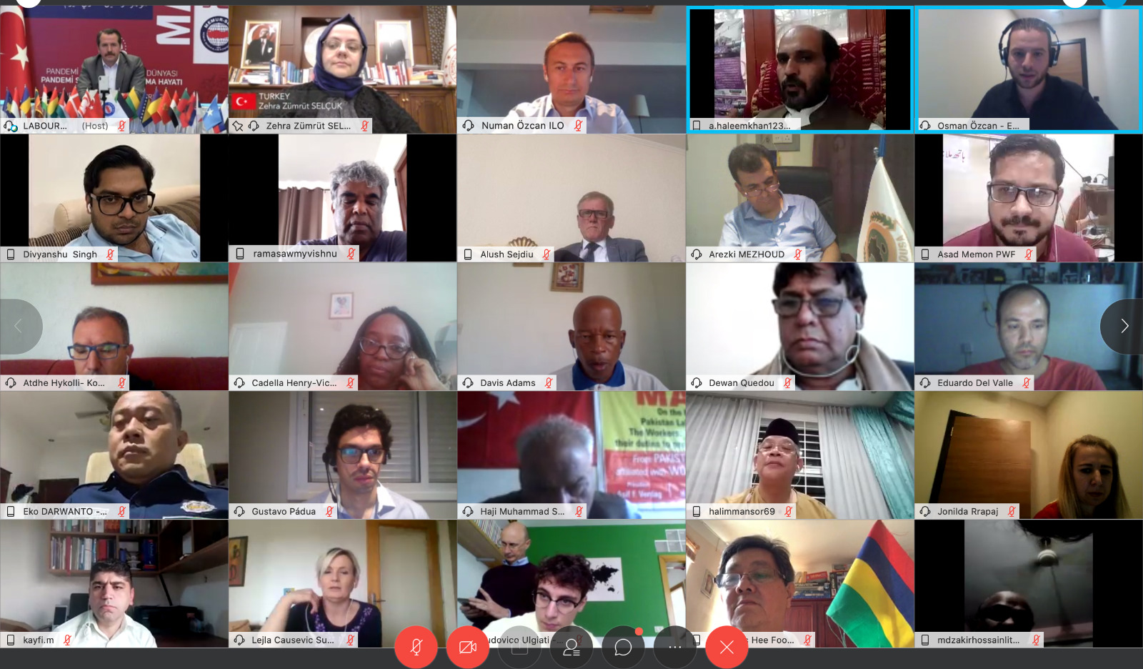 Bakanımız Selçuk, 1 Mayıs Uluslararası Online Konferansı'na Katıldı