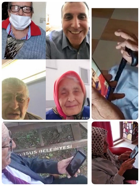 Yaşlılarımızla Telekonferans Sistemi Üzerinden Bayramlaştık