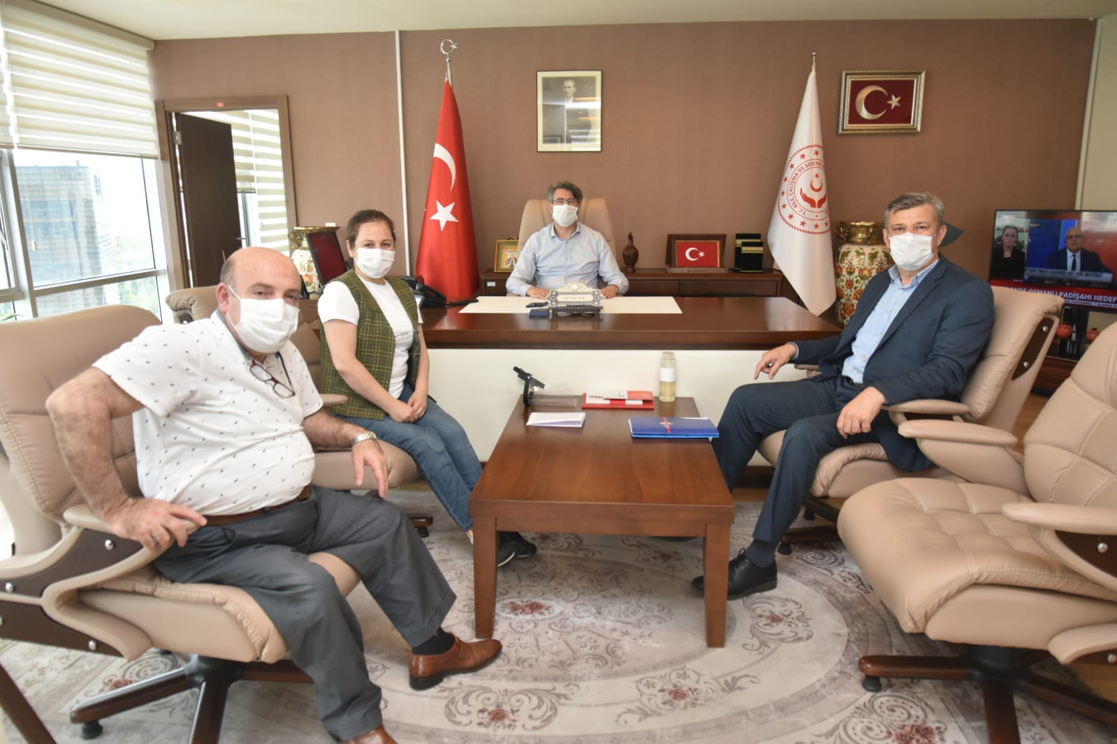 Memur-Sen Confederation Disabled Commission Visited Disabled and Elderly Services General Manager Orhan KOÇ 