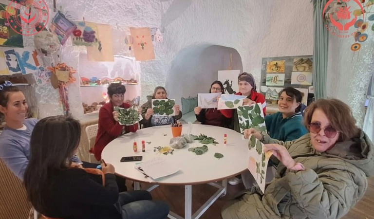 Ürgüp Hanife Memiş Aksoy Bakım, Rehabilitasyon ve Aile Danışma Merkezi Müdürlüğü  KEYDER Atölyelerine Katıldı