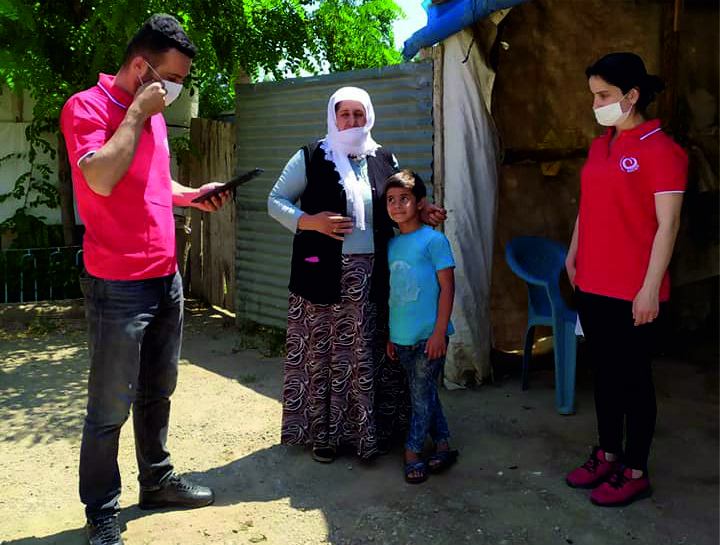 Atanmışlık değil adanmışlık bilinciyle hane hane çaldığımız kapılara devletin merhamet eliyle dokunuyoruz