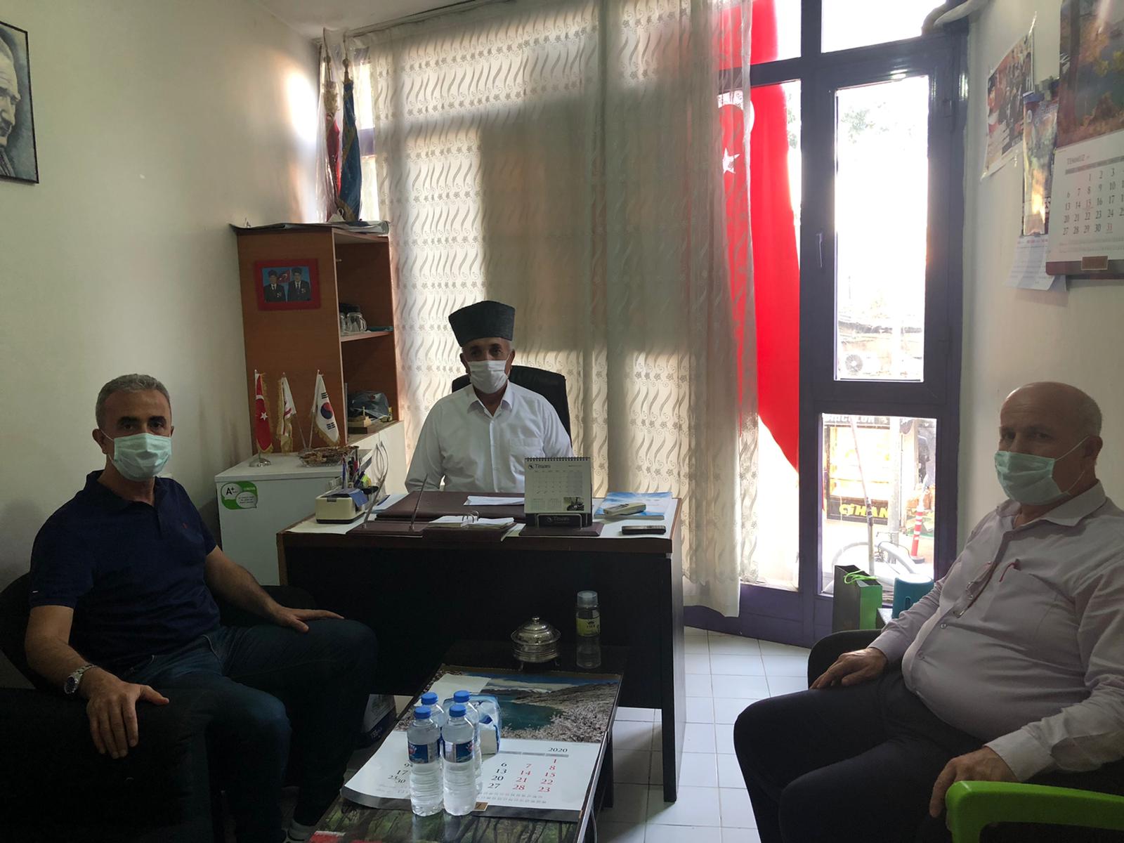 İl Müdürümüz Sayın Fehmi ÇELİK, Kıbrıs Barış Harekâtı'nın 46. yıl dönümü münasebeti ile Türkiye Muharip Gaziler Derneği'ni ziyaret etti