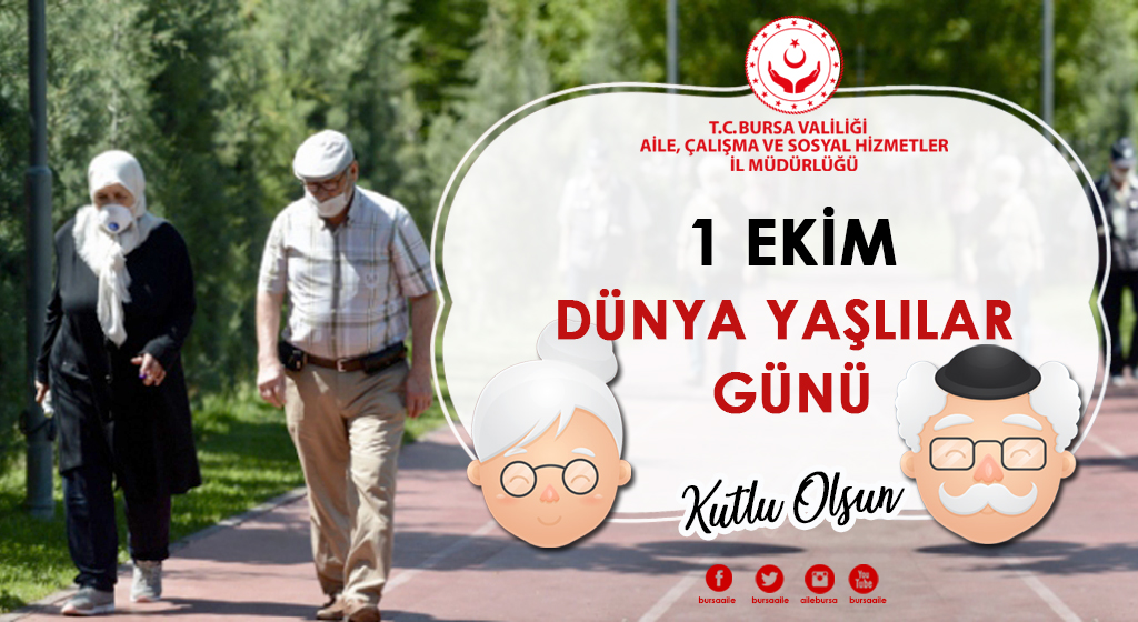 1 Ekim Dünya Yaşlılar Günü Kutlu Olsun