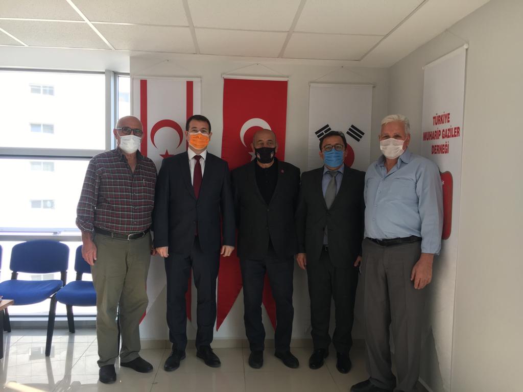 İl Müdürümüz M. Feridun GÜLGEÇ Muharip Gaziler Derneğini Ziyaret Etti