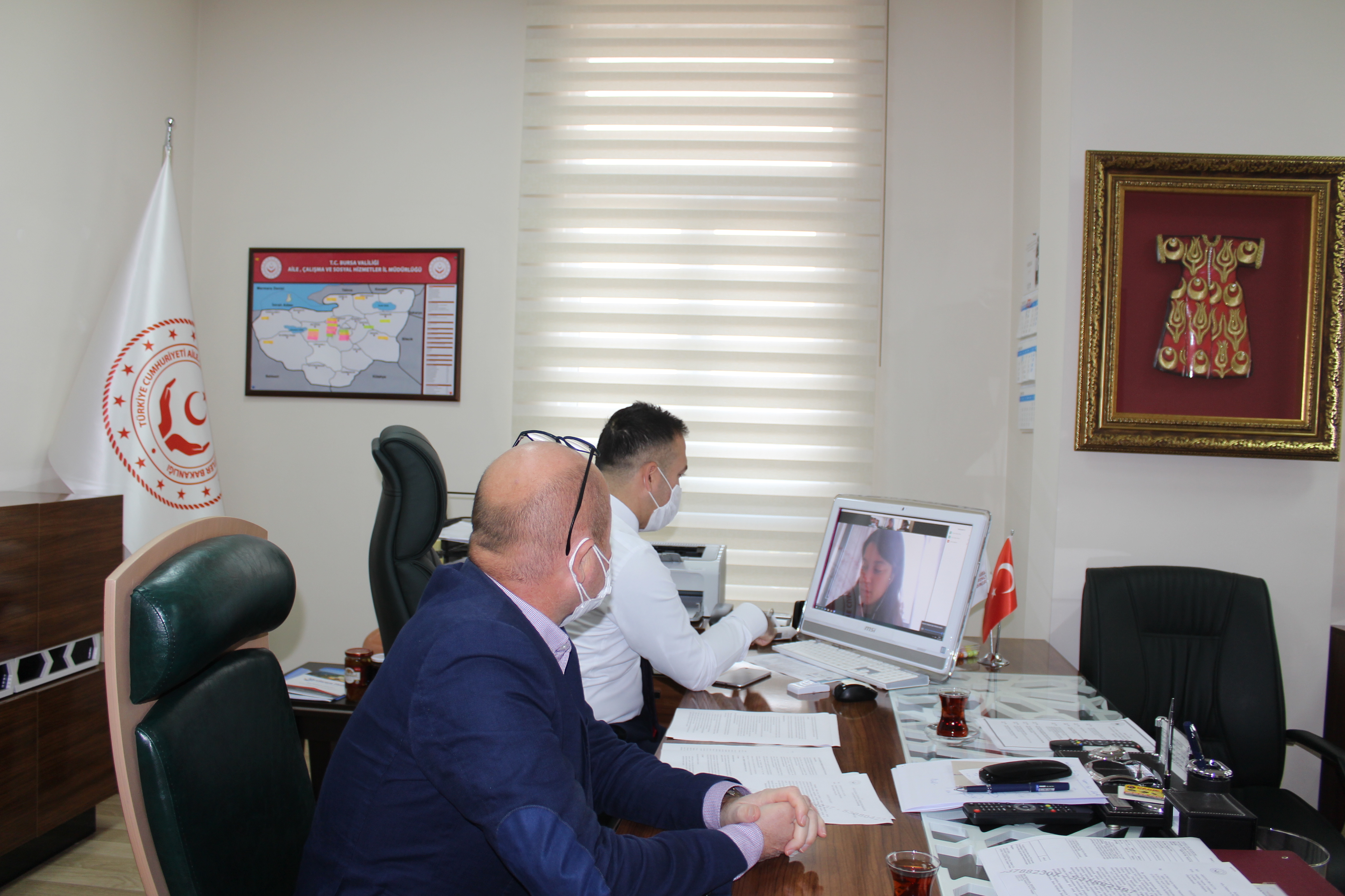 BM Mülteci Örgütü (UNHCR) İle Online Toplantı Gerçekleştirdik                                                                