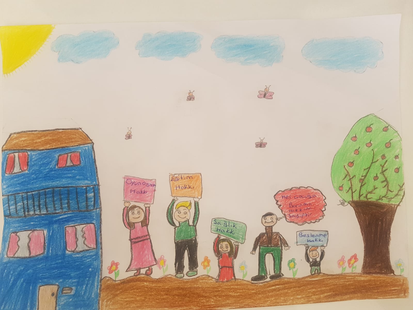 Çocuklarımız Haklarını Çizimleriyle İfade Ettiler