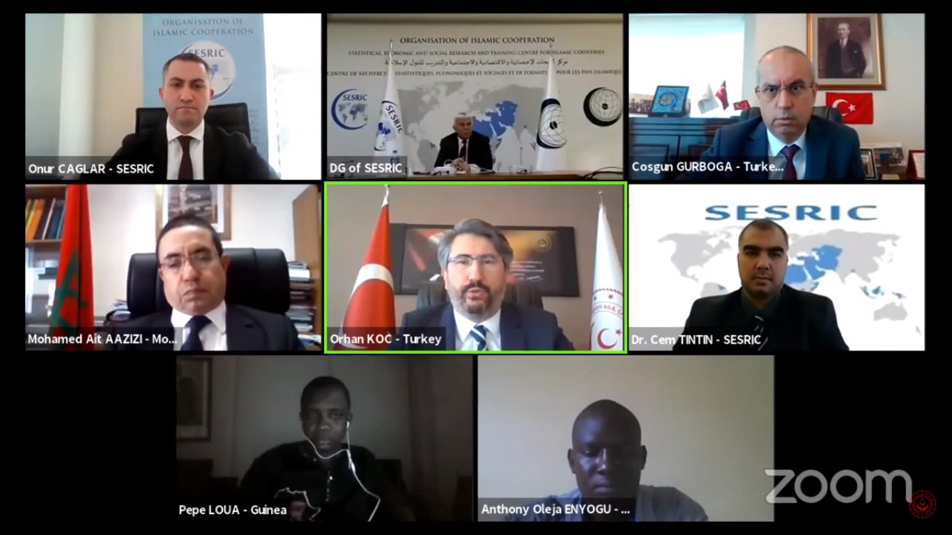 Countries Shared Their Experiences at the Online Meeting titled 'Impact of COVID-19 on Elderly and Disabled Individuals in OIC Member States'