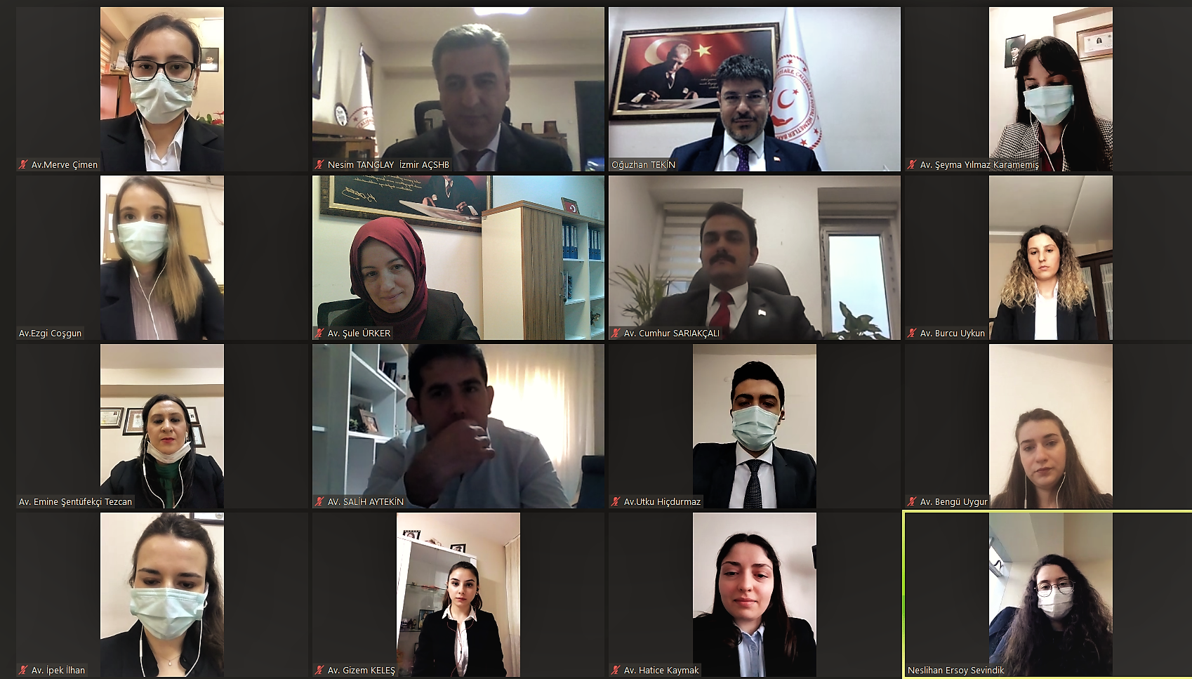 Hukuk Birimleri Koordinasyon ve İstişare Toplantılarına Genel Müdürümüz Av. Oğuzhan TEKİN başkanlığında İzmir İl Müdürlüğümüz ile devam edildi. Toplantı elektronik ortamda online olarak gerçekleştirildi.