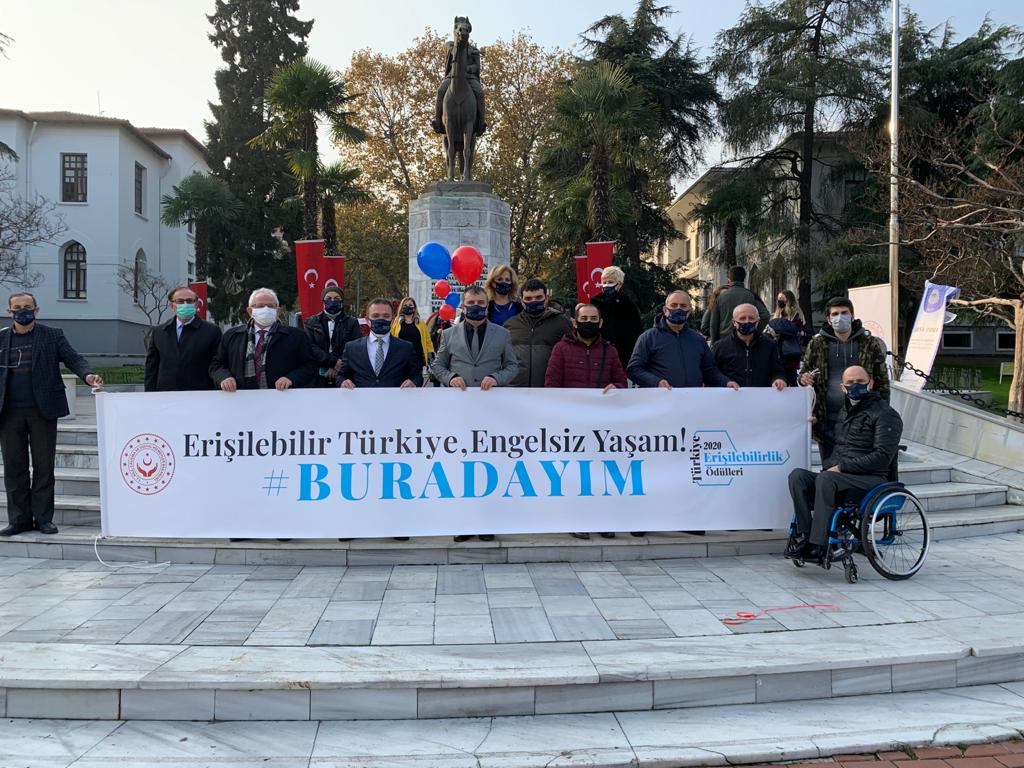 3 Aralık Dünya Engelliler Günü Ekinlikleri Kapsamında Çelenk Sunma Töreni Gerçekleştirildi