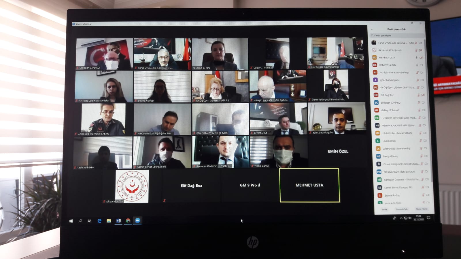 5395 Sayılı Çocuk Koruma Kanunu kapsamında Çocuk Koruma İl Koordinasyon Kurulu Toplantısı video konferans yöntemi ile gerçekleştirildi.