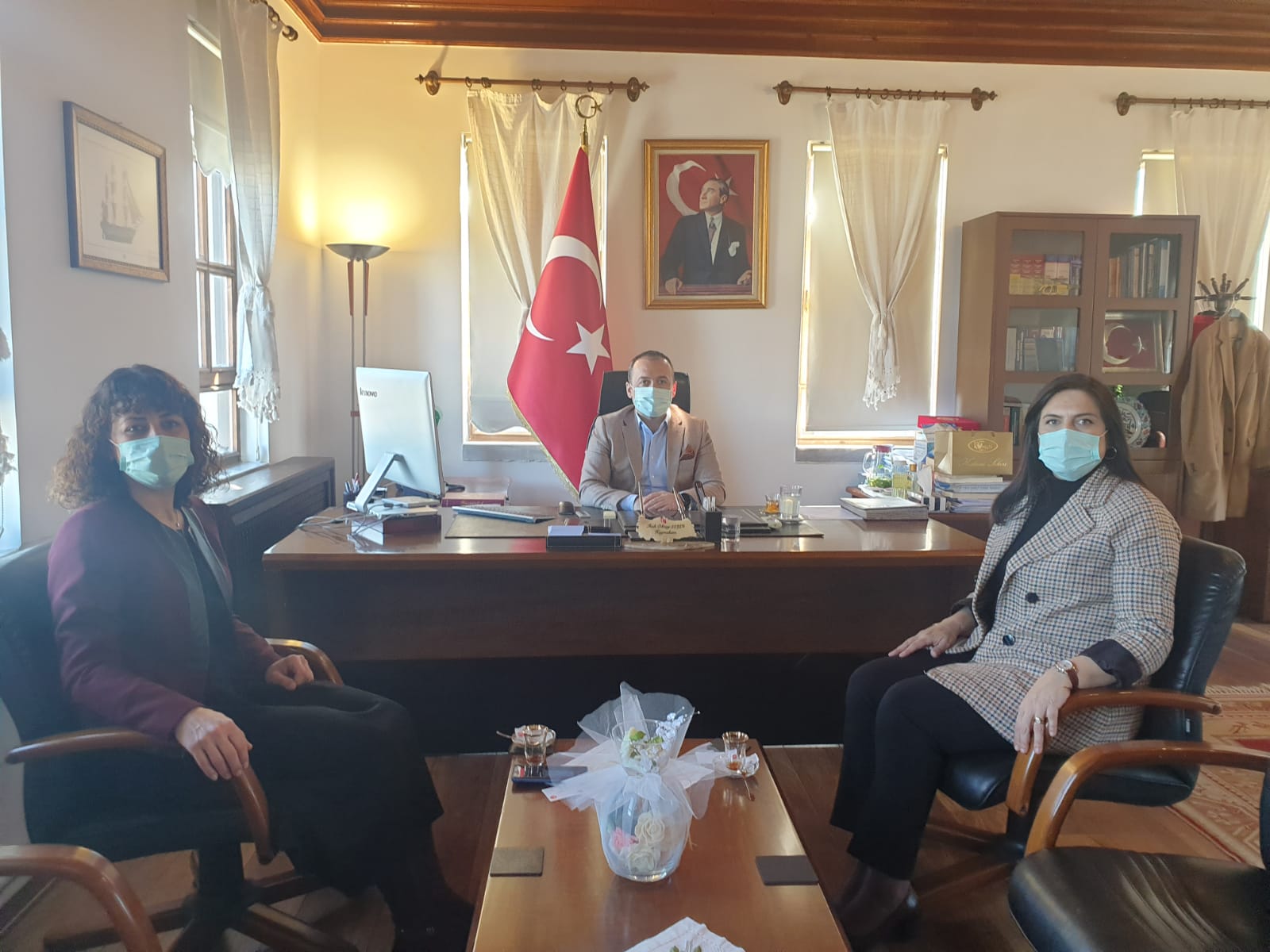 Mudanya Kaymakamlığı'na Kadının Güçlendirilmesi Faaliyetleri Kapsamında Ziyaret Gerçekleştirildi