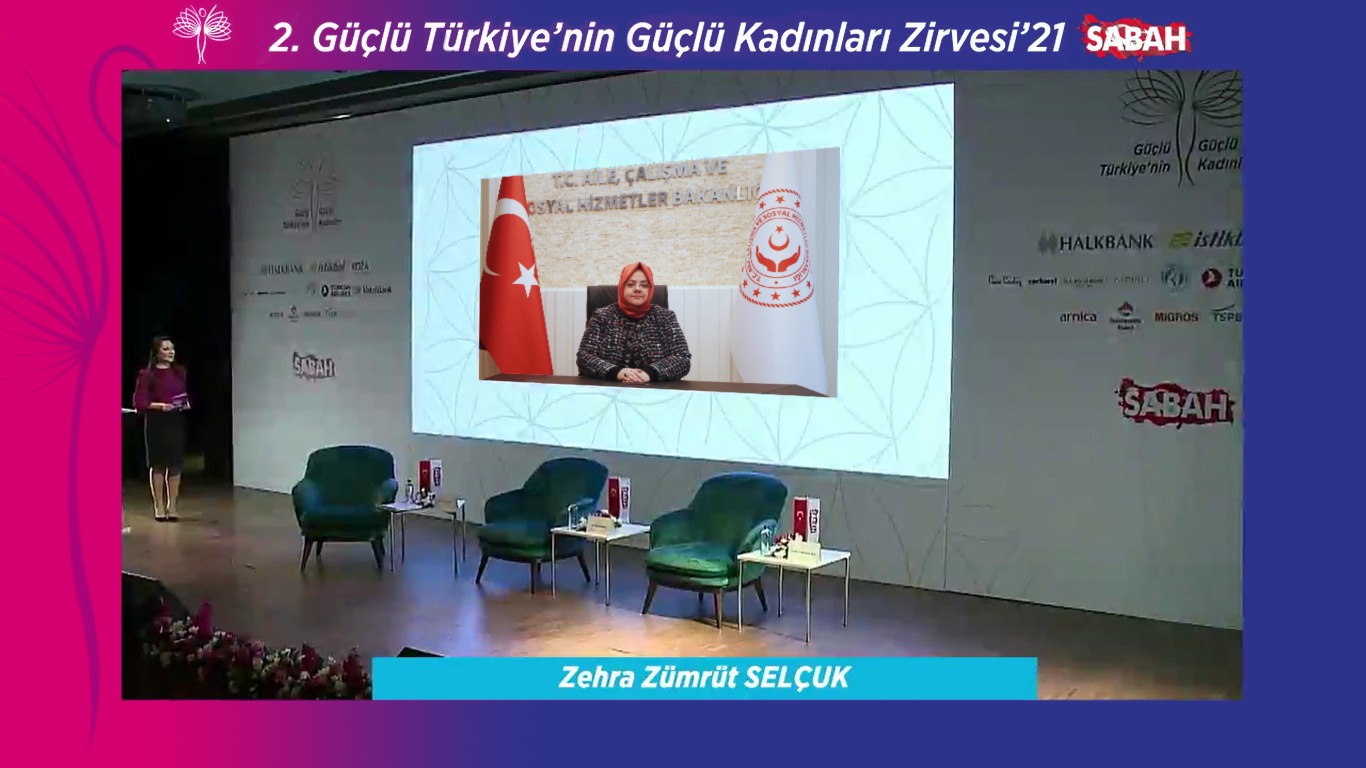 Emine Erdoğan ve Bakan Selçuk, “Güçlü Türkiye'nin Güçlü Kadınları” Zirvesi'ne Video Konferansla Katıldı