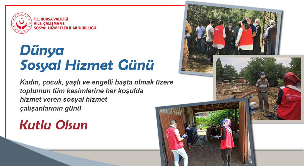 Dünya Sosyal Hizmet Günü Kutlu Olsun