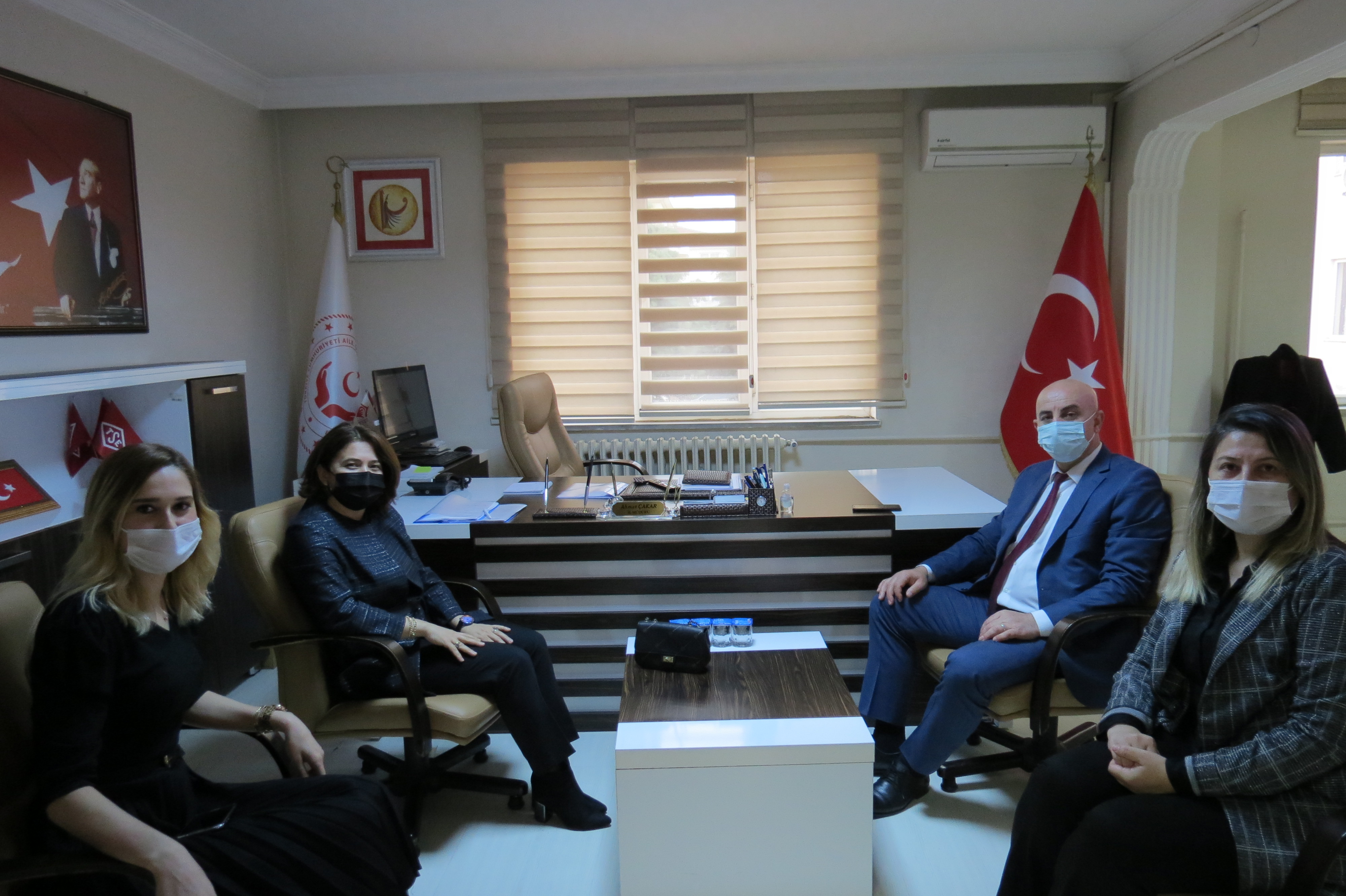 Fatma Nur ŞILDAK Hanımefendi İl Müdürlüğümüze Ziyarette Bulundu