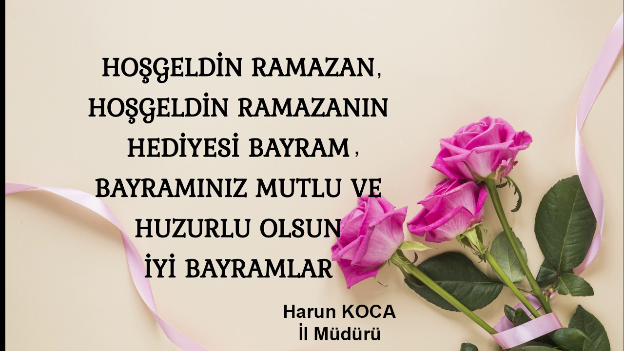 Ramazan Bayramınız Mübarek Olsun 