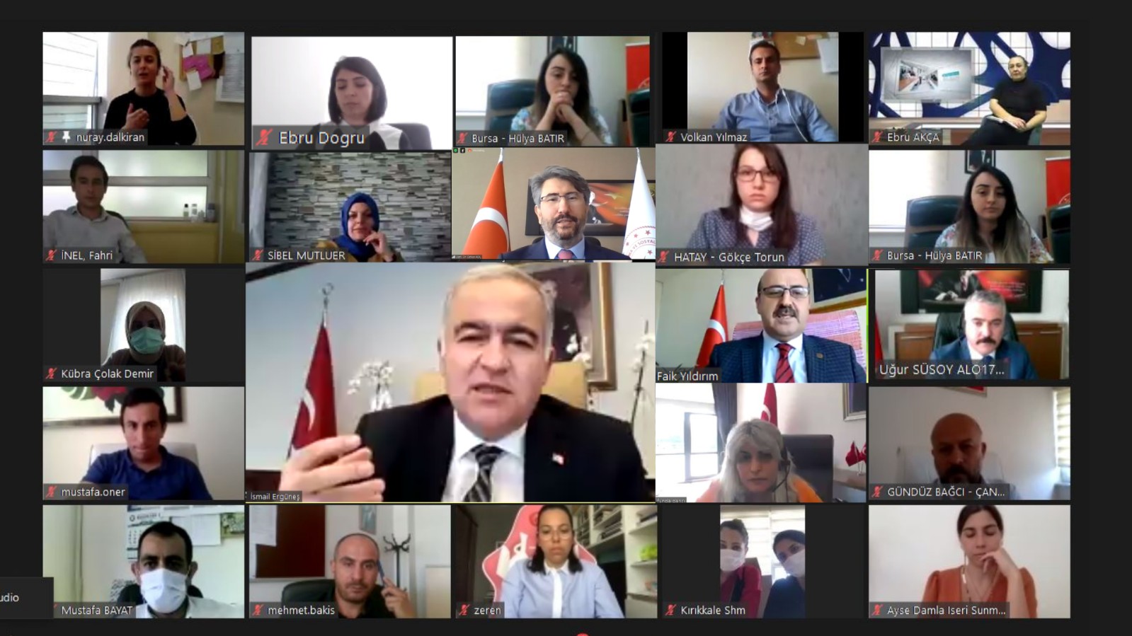  Ergüneş, Deputy Minister of Family and Social Services: “We are considering transferring the Turkish Sign Language operating program to the e-government system.